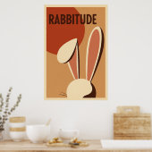 Konijnenposter Poster (Keuken)