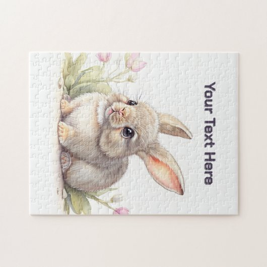 konijnenpuzzel legpuzzel (Horizontaal)