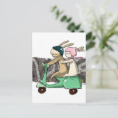 Konijnenreis Briefkaart (Staand voorkant)