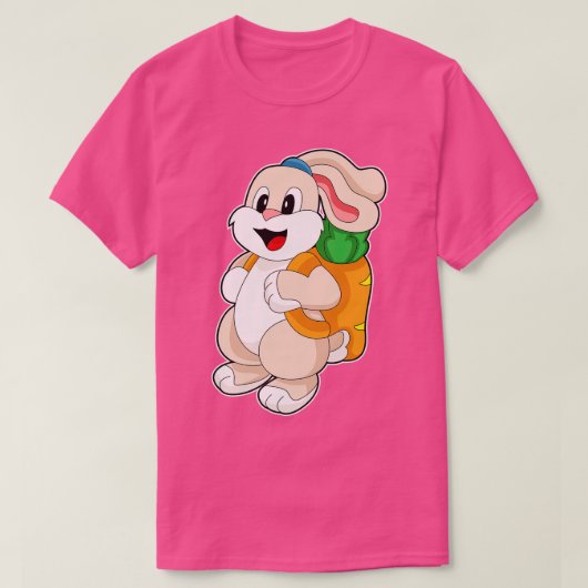Konijnenrot rugzak t-shirt (Design voorkant)