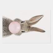 Konijnenroze knobbelkieuwmeel inpakpapier vel (Voorkant 2)