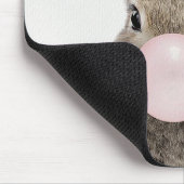 Konijnenroze knobbelkieuwmeel muismat (Hoek)