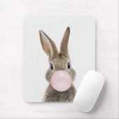 Konijnenroze knobbelkieuwmeel muismat (Met muis)