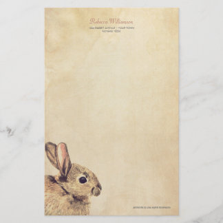 konijnenschets - Aangepaste schrijfbenodigdheden Briefpapier