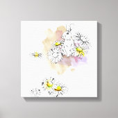 Konijnenschilderij Canvas Afdruk (Voorkant)