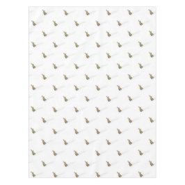 Konijnensporen in de sneeuw Kerstmis Tafelkleed