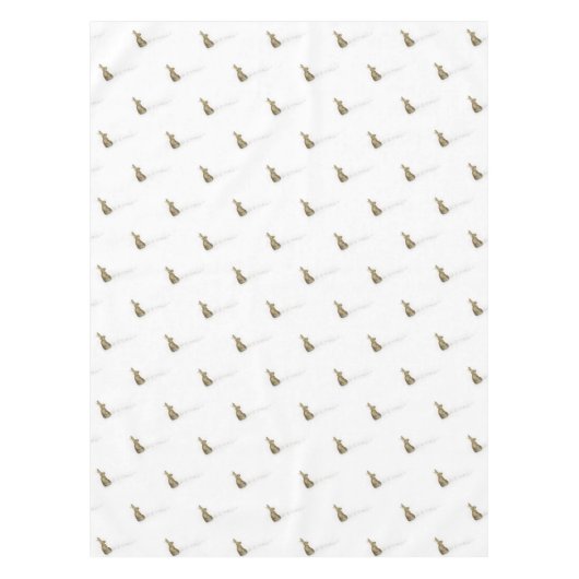 Konijnensporen in de sneeuw Kerstmis Tafelkleed (Voorkant)