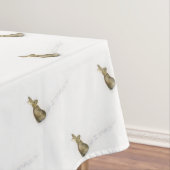 Konijnensporen in de sneeuw Kerstmis Tafelkleed (Voorbeeld)