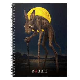 Konijnenstok gotische Surrealist Notitieboek