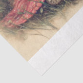 Konijnentijdwaarnemer  Wonderland Decoupage Tissuepapier (Detail)