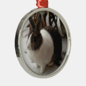 Konijnenversiering Metalen Ornament (Rechts)