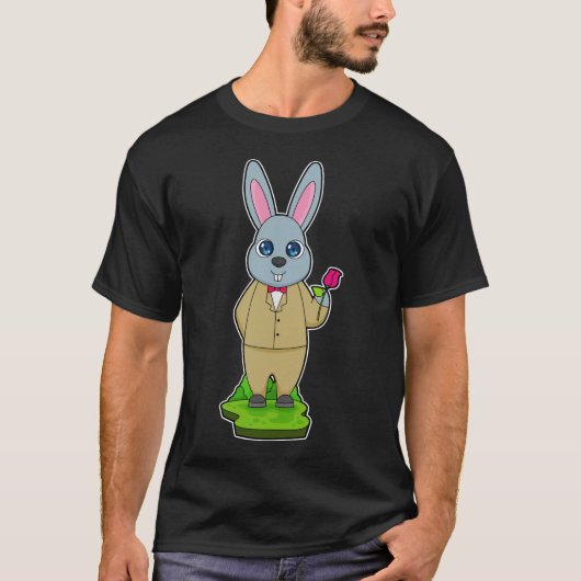 Konijnenverzorgingspak Bruiloft T-shirt (Voorkant)