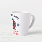 Konijnenvlag Amerika Latte Mok (Rechterhoek)