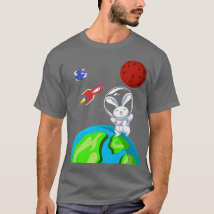 Konijnenvlees Dierenvriend Buitenruimte Rocket Ast T-shirt