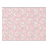  konijnenvlinder bloempastel roze paaspaaspaasje tafelkleed (Voorkant (Horizontaal))