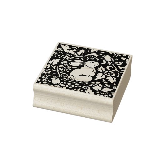 Konijnenvogel Natuur Floral Scroll Woodland Easter Rubberstempel (Stempel)