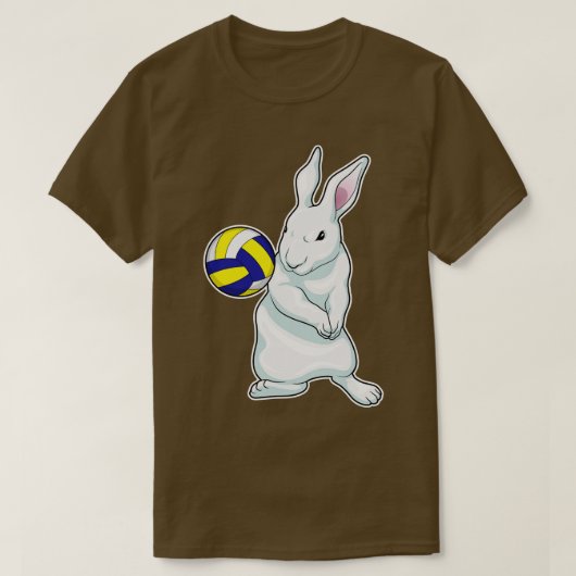 Konijnenvolleybal T-shirt (Design voorkant)