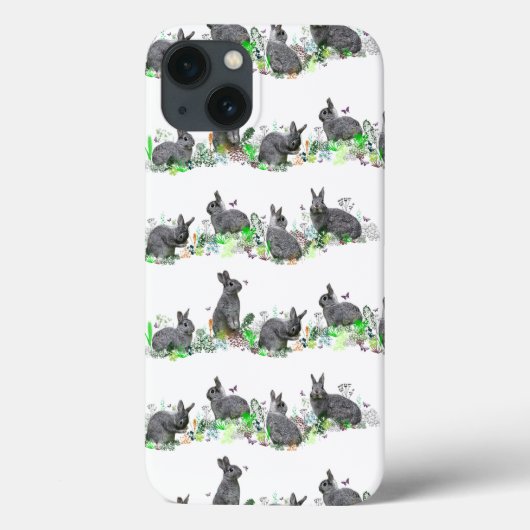 Konijnenweide iPad Hoes (kies kleur) (Achterkant)