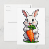 Konijnenwortel Briefkaart (Voorkant / Achterkant)