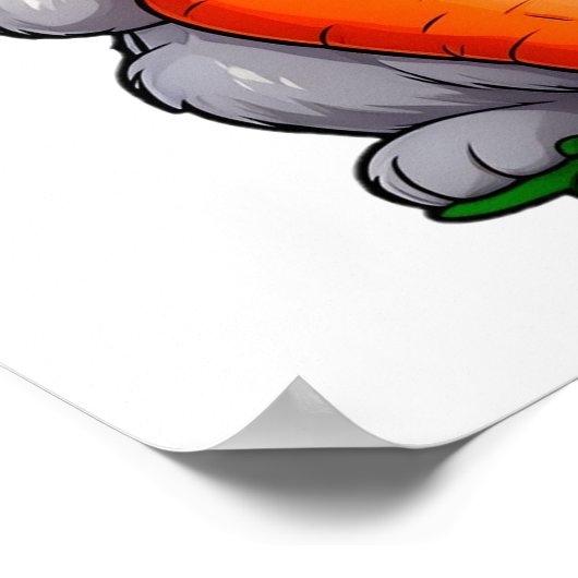 Konijnenwortel Poster (Hoek)