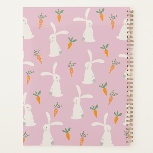 konijnenwortelpatroon planner (Achterkant)