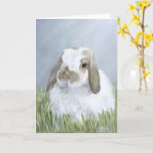 Konijnkaart Kaart (Gele Bloem)