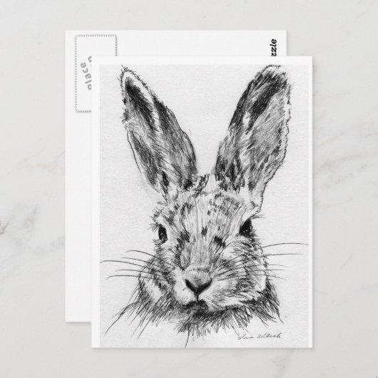 Konijnkonijn Briefkaart (Voorkant / Achterkant)