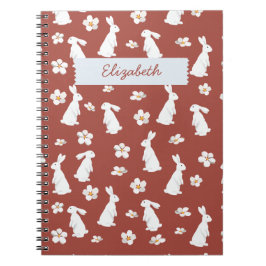 Konijnpatroon Chinees Nieuwjaar Notitieboek