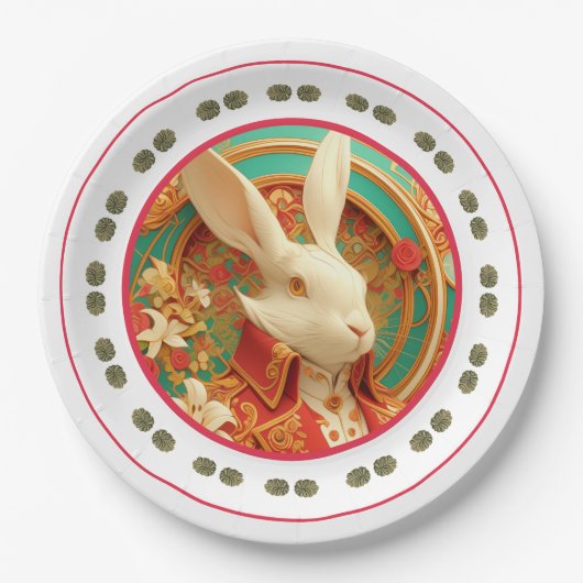 Konijn's Royal Dress Code Papier Bord (Voorkant)