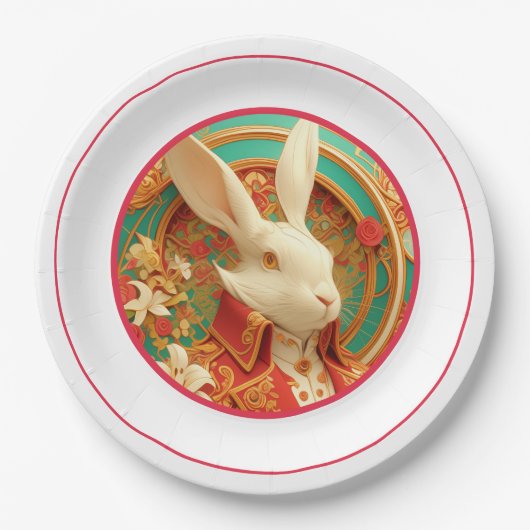 Konijn's Royal Dress Code Papier Bord (Voorkant)