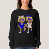 konijnse oren hanukkah sweatshirt (Voorkant)