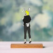 konijntje acryl bord (Neutraal)