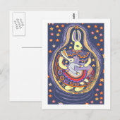Konijntje Babooshka Briefkaart (Voorkant / Achterkant)