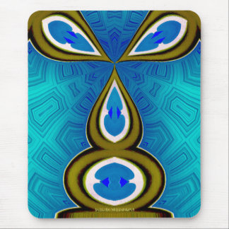 Konijntje Blauwe Mousepad Muismat