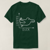 Konijntje Duck Illusion Wiskunde Graph Drawing Phi T-shirt (Design voorkant)