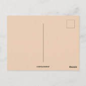 konijntje en klokken getrokken door lammetjes briefkaart (Achterkant)