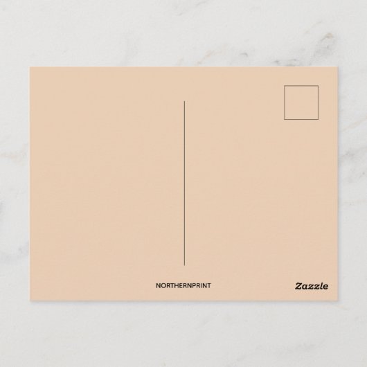 konijntje en klokken getrokken door lammetjes briefkaart (Achterkant)