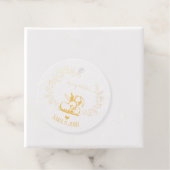 Konijntje en twijgen bedankjes labels (Met doos)