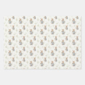 konijntje inpakpapier vel (Voorkant 3)