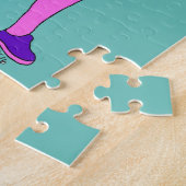 konijntje meisje legpuzzel (Zijkant)