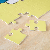 konijntje meisje   legpuzzel (Zijkant)