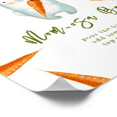 Konijntje met wortels - mom-osa bar poster (Hoek)