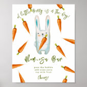 Konijntje met wortels - mom-osa bar poster (Voorkant)