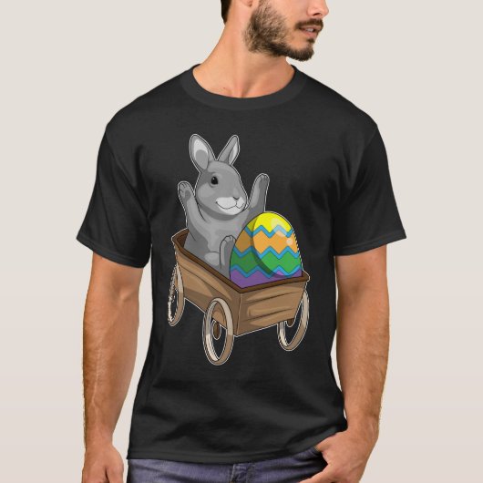 Konijntje Pasen ei Carriage T-shirt (Voorkant)