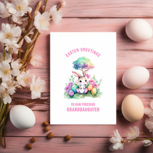 Konijntje Pasen Groeten aan Kleindochter Kaart
