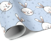 Konijntje Schattige konijnenpatroon kinderen verja Cadeaupapier (Rol Hoek)