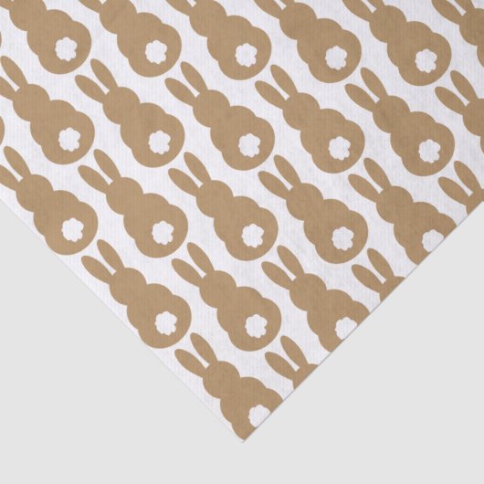 konijntje silhouet tissuepapier (Detail)