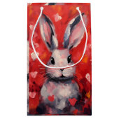 konijntje Valentijnsdag Klein Cadeauzakje (Achterkant)