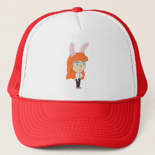 konijntjemeisje trucker pet