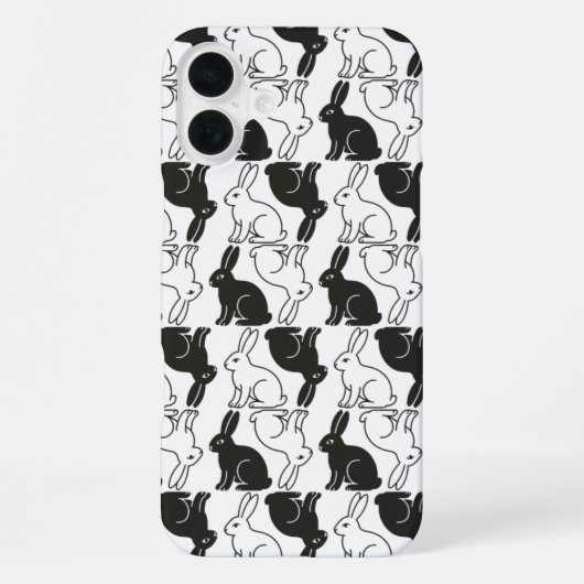 Konijntjes iPhone Hoesje (Achterkant)